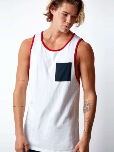 Crisp blank tank tops, smooth jersey knit, clean seams. Perfect for printing. See the soft drape and vibrant color potential!