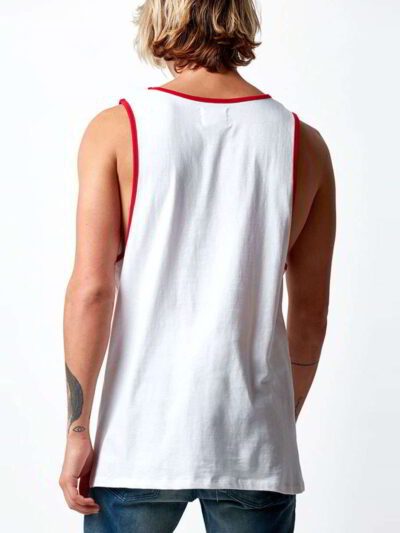 Crisp blank tank tops, smooth jersey knit, clean seams. Perfect for printing. See the soft drape and vibrant color potential!