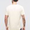 Soft, natural cotton t-shirts bulk pack. Notice the smooth knit and durable shoulder seams. Perfect blank canvases for your d