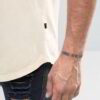 Soft, natural cotton t-shirts bulk pack. Notice the smooth knit and durable shoulder seams. Perfect blank canvases for your d