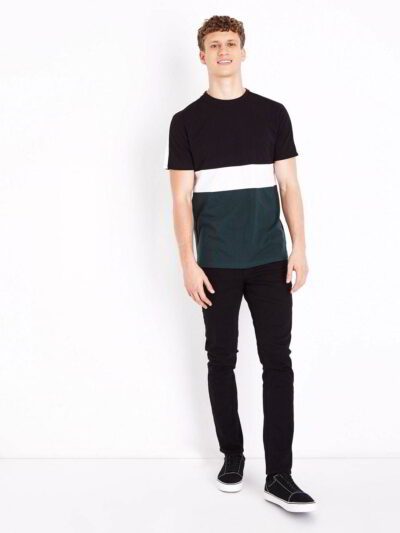Pile of t-shirts, custom-printed with slogans. Soft cotton knit, clean seams, vibrant ink colors. Customizable garment in bul