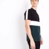 Pile of t-shirts, custom-printed with slogans. Soft cotton knit, clean seams, vibrant ink colors. Customizable garment in bul
