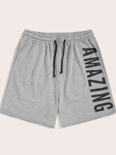 Lightweight summer beach shorts in soft, textured eco-friendly fabric. Notice durable stitching and relaxed fit. Perfect for