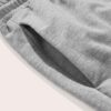Lightweight summer beach shorts in soft, textured eco-friendly fabric. Notice durable stitching and relaxed fit. Perfect for