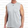 Black fitness tank tops in bulk. Smooth, breathable athletic fabric with reinforced stitching. Sleeveless gym shirts for work