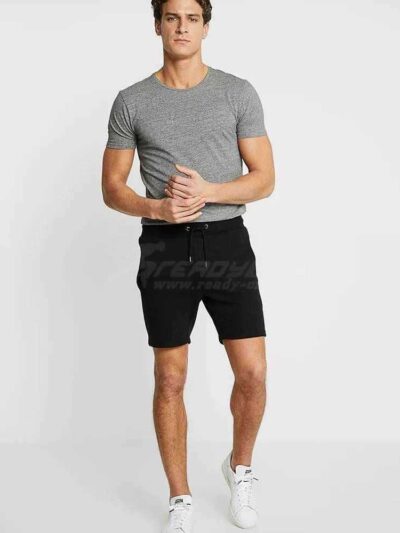 Men's summer set: t-shirt & shorts. Solid color. Soft fabric, clean stitching. Casual, comfortable. Lightweight and breathabl