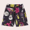 Heavy cotton sweat shorts: plush loopback texture, durable stitching. Premium athletic shorts, bulk supply. Hints of color va