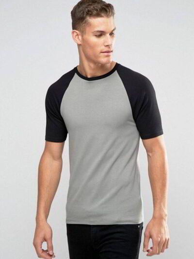 Stacked navy t-shirts, custom printed with bold white statements. Notice the soft-feel cotton texture and durable double-stit