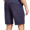 Lightweight swim trunks in vibrant blue, quick-drying fabric texture. Note the reinforced stitching and comfortable elastic w
