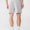Men's solid color t-shirt and shorts set. Heathered jersey knit, clean seams. Customizable print area. Perfect for bulk order