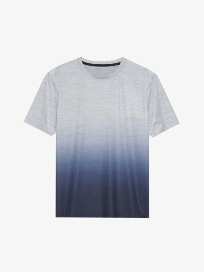Men's summer set, casual t-shirt & shorts. Lightweight knit fabric, fine stitching. Comfortable, breathable clothing in neutr