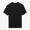 Urban men's set: tee & shorts. Soft-looking, breathable fabric, possibly cotton. Dark color scheme with subtle design details