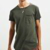 Pile of soft, printed women's tees. Smooth cotton knit, vibrant designs, neat double-needle stitching. Comfortable everyday w