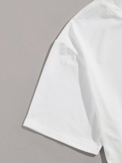 Youth tee, vibrant royal blue. Soft, smooth knit with reinforced shoulder seams. Ready for printing or embellishment. Solid c