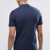 Color block polo shirt. Breathable, moisture wicking fabric with subtle texture. Clean stitching, short sleeves. Contrast col