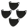 Cotton fabric face mask. Close-up reveals fine stitching, soft texture. Reusable mouth cover for adults. Available in multipl