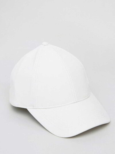 Structured twill cap with raised, bold 3D embroidery. Notice the depth of the stitching & slight sheen. Dark color & curved b