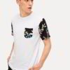 Vibrant all-over print t-shirts; soft, smooth fabric texture; durable stitched seams; blank canvas for unique designs; lightw