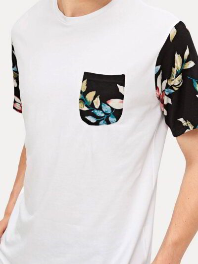 Vibrant all-over print t-shirts; soft, smooth fabric texture; durable stitched seams; blank canvas for unique designs; lightw