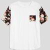 Vibrant all-over print t-shirts; soft, smooth fabric texture; durable stitched seams; blank canvas for unique designs; lightw