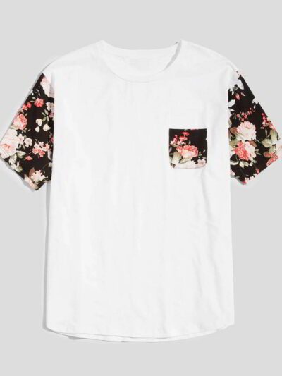 Vibrant all-over print t-shirts; soft, smooth fabric texture; durable stitched seams; blank canvas for unique designs; lightw