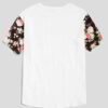 Vibrant all-over print t-shirts; soft, smooth fabric texture; durable stitched seams; blank canvas for unique designs; lightw