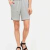 Vibrant, custom printed beach shorts with ocean blue hues. Lightweight, quick-drying fabric, durable stitching. Perfect summe