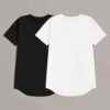 Soft, heather-textured crewneck tees in bulk. Subtle stitching detail. Ideal for retail branding with vibrant prints or embro