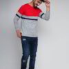 Close-up on soft, ring-spun cotton t-shirt. Vibrant, direct-to-garment print. Quality stitching detail. Wholesale blank tee,