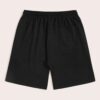Close-up of heavyweight French Terry cotton gym shorts. Visible texture, clean stitching, relaxed fit. Hints of a light heath