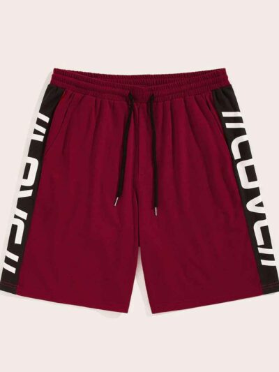 Close-up of custom athletic shorts. High-quality stitching, breathable fabric texture, vibrant color detail. Perfect for spor