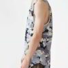 Men's tank top close-up. Soft knit fabric texture visible. Clean stitching, athletic cut. Hint of heather grey. Perfect for s