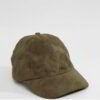 Olive drab patrol cap. Close up shows tight weave fabric, precision stitching, and structured crown. Lightweight, comfortable