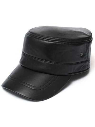 Close-up of a durable tactical cap. Olive drab canvas, reinforced stitching, hook & loop patch area on front. Structured, mil