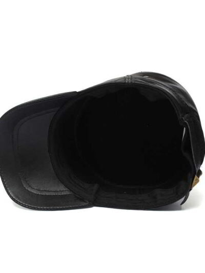 Close-up of a durable tactical cap. Olive drab canvas, reinforced stitching, hook & loop patch area on front. Structured, mil