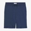 Men's organic cotton tee and shorts set. Soft heathered texture, clean stitching. Sustainable summer style. - View 1 of 5