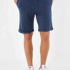 Men's organic cotton tee and shorts set. Soft heathered texture, clean stitching. Sustainable summer style. - View 2 of 5