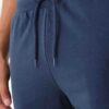Men's organic cotton tee and shorts set. Soft heathered texture, clean stitching. Sustainable summer style. - View 4 of 5