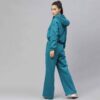 Women's tracksuit set: close-up showing soft, heather gray fabric, elastic waistband joggers, and neat stitching. Athleisure