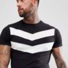 Close-up of a crisp, custom adult t-shirt. Notice smooth cotton knit, clean stitching, vibrant design. Choose your color and