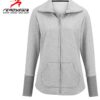Cozy girls' sweatsuit in a soft, heathered knit. Ribbed cuffs and hem, durable stitching. A comfortable and stylish loungewea