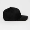 Close-up of soft, organic cotton cap; visible stitching, textured fabric. Comfortable headwear, muted earthy tones. Ethical f