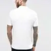 Close-up of a custom polo shirt showing textured fabric, neat stitching. A versatile, durable garment ideal for promotional w