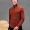 Zippered polo shirt. Soft-touch cotton fabric, stand-up collar, subtle texture. Fine stitching detail visible on a custom gar