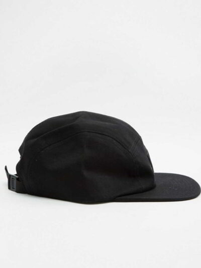 Five-panel trucker hat, customizable logo, breathable mesh back, structured front panel, crisp stitching. Perfect headwear! -