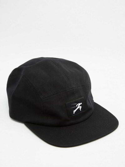 Five-panel trucker hat, customizable logo, breathable mesh back, structured front panel, crisp stitching. Perfect headwear! -