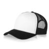 Close-up of lightweight mesh running hat. Breathable fabric, precise stitching, structured brim. Hints of blue/gray color var