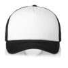 Close-up of lightweight mesh running hat. Breathable fabric, precise stitching, structured brim. Hints of blue/gray color var
