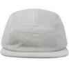 Soft suede leather jet cap in a rich brown hue. Note the subtle stitching details & classic five-panel design, perfect for ev
