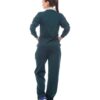 Women's tracksuit: vibrant two-tone design. Soft, slightly shiny fabric, precise stitching. Casual chic style with a relaxed